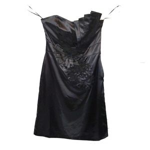 Oxmo black strapless dress size Small